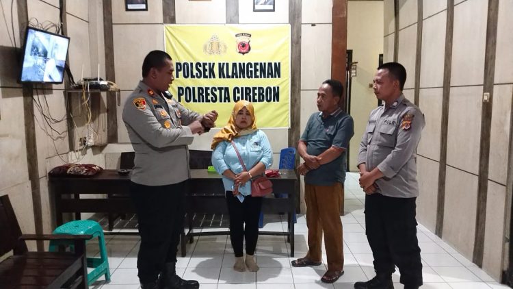 Polsek Klangenan Pertemukan Anak Hilang dengan Orang Tuanya