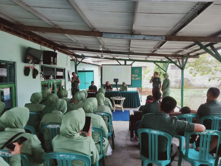 Koramil 0620-01/Gunungjati Gelar Pelepasan Purna Tugas dan Arisan Bulanan Persit
