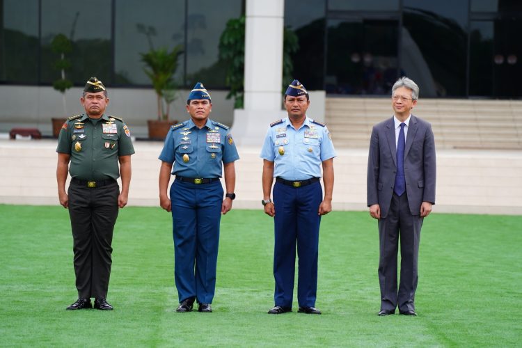 Kasad Dampingi Panglima TNI Terima Kunjungan Kepala Staf Gabungan Angkatan Bersenjata RRT