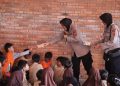 Polresta Cirebon Gelar Baksos di Sekolah yang Terdampak Banjir Rob 