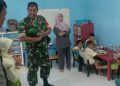 Danramil 1401/Kesambi Laksanakan Pendampingan Program Makan Bergizi Gratis. 