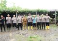 Wakapolda Metro Jaya Bersama Kapolres Metro Bekasi Pantau Kesiapan Lahan Swasembada Pangan