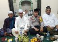 Bhabinkamtibmas Cimuning Hadir di Peringatan Isra Mi’raj, Perkuat Silaturahmi dan Jaga Kamtibmas
