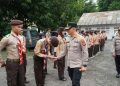 Kapolres Cirebon Kota Cek Latihan Saka Bhayangkara Tekankan Peran dalam Harkamtibmas.    
