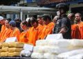 “BNN Musnahkan Barang Bukti Narkotika Hasil Pengungkapan Jaringan Internasional, Sita Sabu, Cathinone, dan Ekstasi”