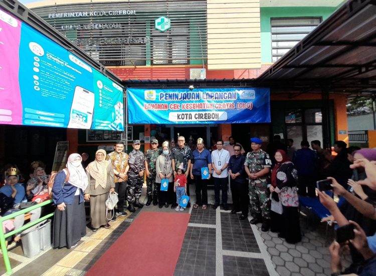 Dandim 0614/Kota Cirebon Hadiri Launching PKG dan Gertak PSN