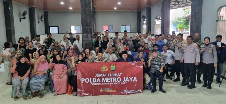 Polres Tangerang Selatan Gelar “Jumat Curhat” di Ciputat Timur, Bahas Keamanan, Tawuran, dan Permasalahan Warga