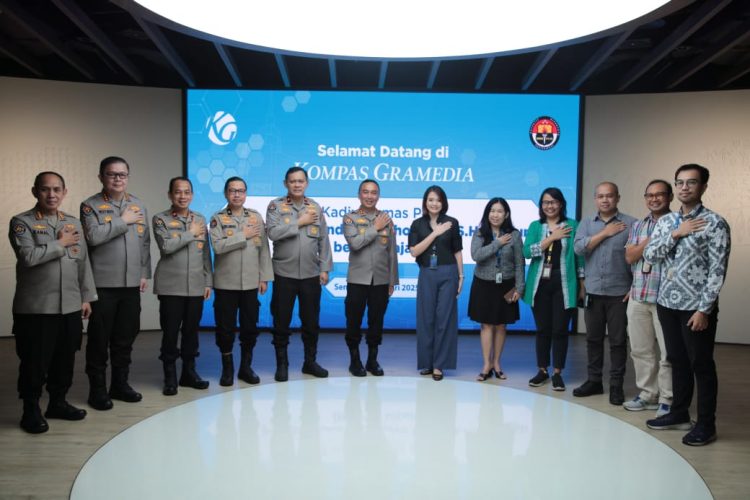 Media Visit ke Kompas Gramedia, Kadivhumas Polri Perkuat Sinergisitas