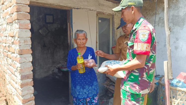 Koramil 0620-01/Gunungjati Berbagi: Kepedulian untuk Warga Kurang Mampu
