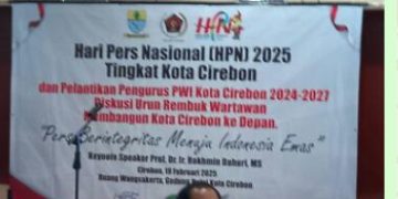 Hari Pers Nasional ( HPN ) 2025 Kota Cirebon,Sinergi Pers dan Pemerintah Menuju Indonesia Emas. 