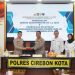 Penerimaan Serdik Sespimmen Ke-65 dan Pelatihan Manajemen Level 111 Digelar di Polres Cirebon Kota.