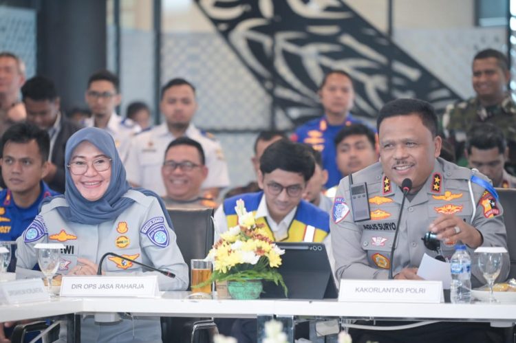 PT Jasa Raharja Bersama Korlantas POLRI dan Stakeholder Lainnya Tinjau Kesiapan Pelabuhan Bakauheni-Merak untuk Operasi Ketupat 2025