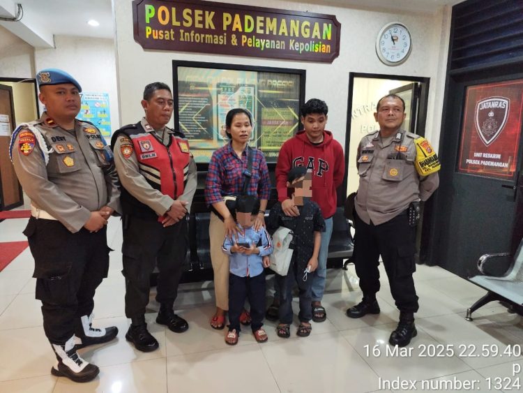 Kebahagiaan Keluarga: Polsek Pademangan Kembalikan Dua Anak Hilang ke Pelukan Orang Tua