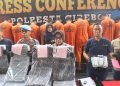Polresta Cirebon Ungkap 15 Kasus Narkoba Selama Februari 2025, 17 Tersangka Diamankan
