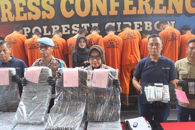 Polresta Cirebon Ungkap 15 Kasus Narkoba Selama Februari 2025, 17 Tersangka Diamankan