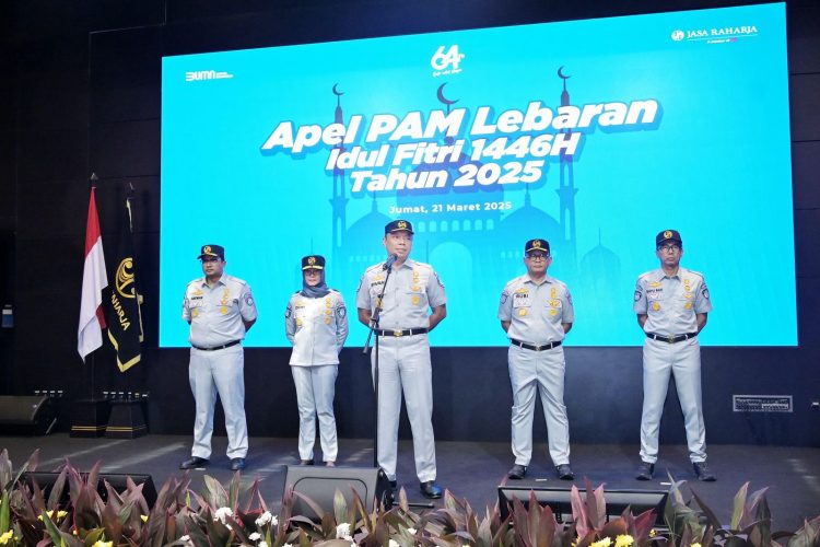 Selenggarakan Apel PAM Lebaran 2025, PT Jasa Raharja Siagakan Personel di Seluruh Indonesia untuk Hadapi Arus Mudik dan Balik Idulfitri 2025