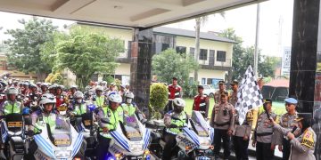 Polresta Cirebon Gelar Apel Kesiapan Tim Motoris Ops. Ketupat Lodaya 2025