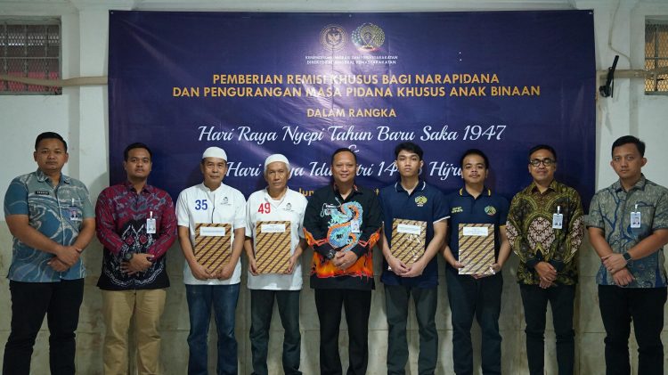 Luar biasa! Rutan Cipinang Serahkan Remisi Khusus Hari Raya Nyepi dan Idul Fitri 2025