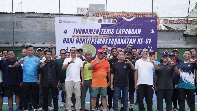 Korem 063/SGJ kirim Tim terbaiknya, hadiri pertandingan Tenis lapangan hari Bakti Pemasyarakatan ke-61