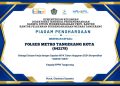 Polres Metro Tangerang Kota Raih Dua Penghargaan, IKPA Sangat Baik dan LPJ 2024 Terbaik Ketiga