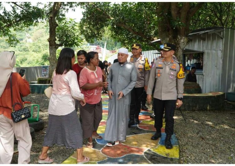 Kapolres Cirebon Kota Lakukan Pengecekan Obyek Wisata Talaga Langit,Pastikan Kenyamanan Pengunjung.