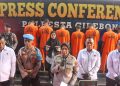Polresta Cirebon Ungkap 7 Kasus Narkoba Selama April 2025, 9 Tersangka Diamankan