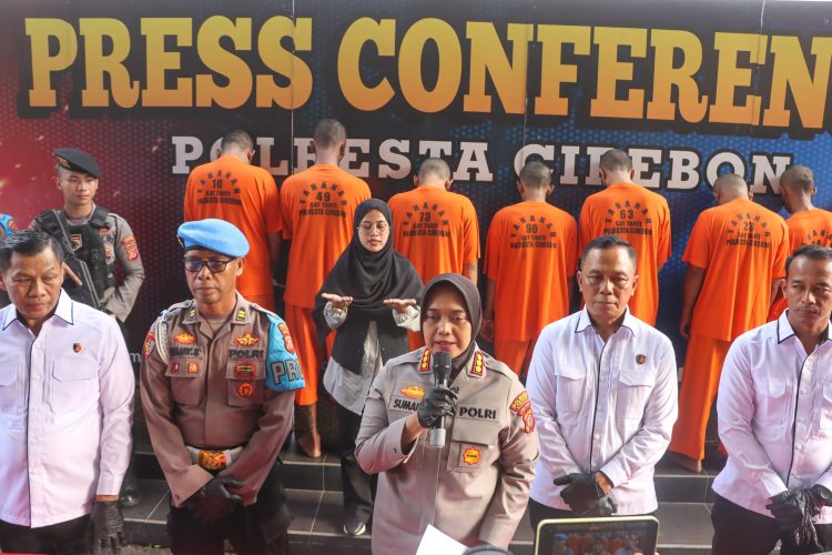 Polresta Cirebon Ungkap 7 Kasus Narkoba Selama April 2025, 9 Tersangka Diamankan