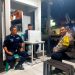 Monitoring Pos Satpam oleh Bhabinkamtibmas Kelurahan Jatiluhur