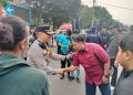 Peserta Aksi Apresiasi Polres Cirebon Kota atas Pengamanan Humanis dan Profesional.