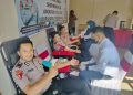 Serdik Sespimma Polri Angkatan ke-73 Gelar Donor Darah di Gedung PP Polri Polres Cirebon Kota