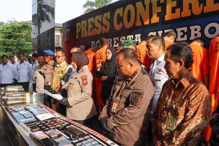 Polresta Cirebon Ungkap 7 Kasus Narkoba dalam Sepekan, 9 Tersangka Diamankan