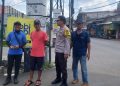 Bhabinkamtibmas Sambang dan Patroli Antisipasi Kemacetan Perum Jati Permai