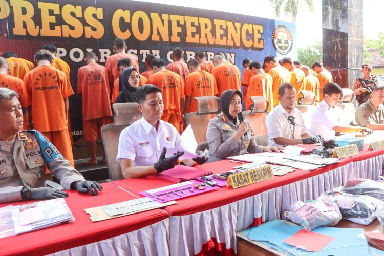 Polresta Cirebon Ungkap 34 Motor Hasil Curanmor, Salah Satunya Milik Fitri yang Hilang di Parkiran Rumah