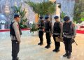 Detasemen Gegana Brimob Polda Metro Jaya Sterilisasi Lokasi Sidang ke-19 PUIC di Kompleks DPR/MPR RI