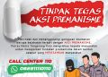 Polres Metro Tangerang Kota Sebarkan Nomor Layanan Pengaduan Masyarakat Berani Lapor Premanisme