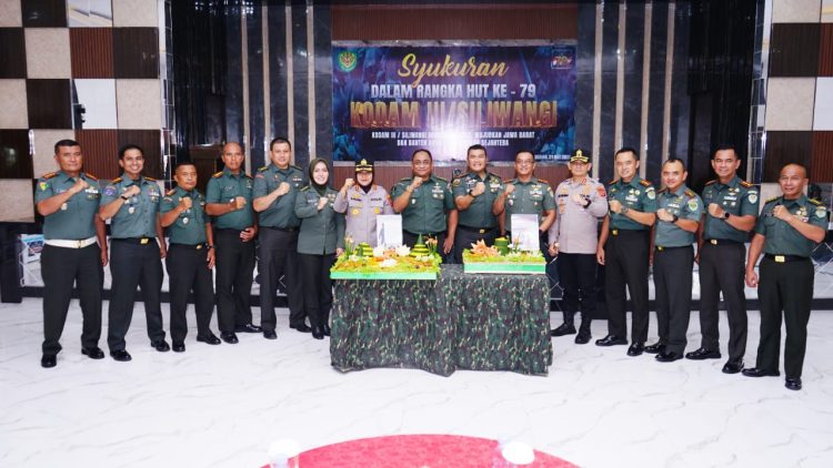 Dandim 0614/Kota Cirebon Hadiri Kegiatan Syukuran Peringatan HUT Ke-79 Kodam III/ Siliwangi 