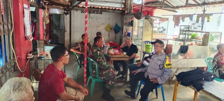 Babinsa dan Bhabinkamtibmas Kelurahan Panjunan Gelar Silaturahmi Bersama Ketua Forum RW dan Ketua FPB