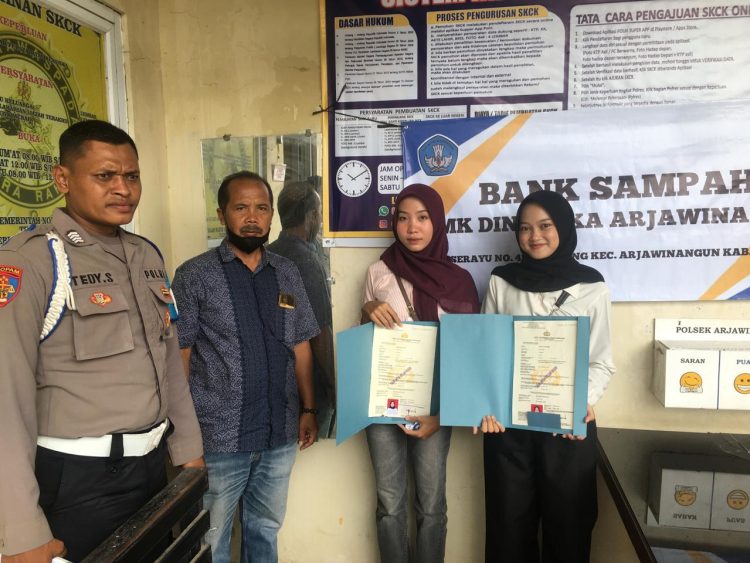 Polsek Arjawinangun Sosialisasikan Program Inovasi Green Service Polresta Cirebon kepada Masyarakat dan Pelajar