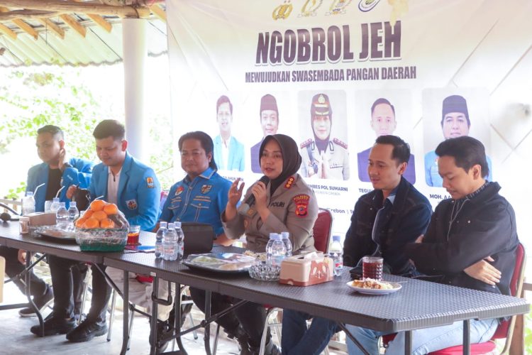 Kapolresta Cirebon Menjadi Narasumber Diskusi Ketahanan Pangan Bersama KNPI