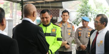 Temui Sejumlah Pemuka Agama, Kapolres Patroli Pantau Gereja-Gereja Untuk memastikan Ibadah Kenaikan Isa Al-Masih Berjalan Aman
