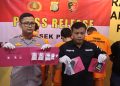 Polsek Pinang, Polres Metro Tangerang Kota Amankan Dua Pengedar Sabu, 280,68 Gram Disita