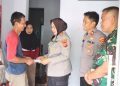 Peduli Korban Longsor Galian C, Kapolresta Cirebon Turun Langsung Serahkan Bantuan