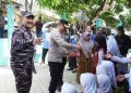 Kapolres Cirebon Kota dan Forkopimda Beri Kejutan Manis Untuk Siswa SDN 1 Cadas Ngampar.