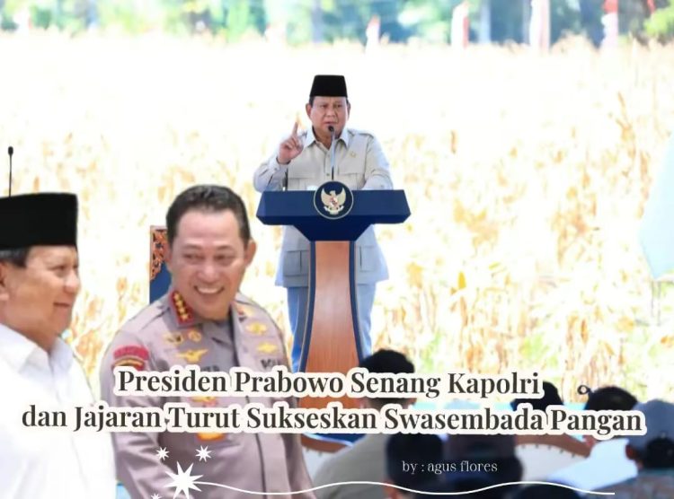 Presiden Prabowo Senang Kapolri dan Jajaran Turut Sukseskan Swasembada Pangan