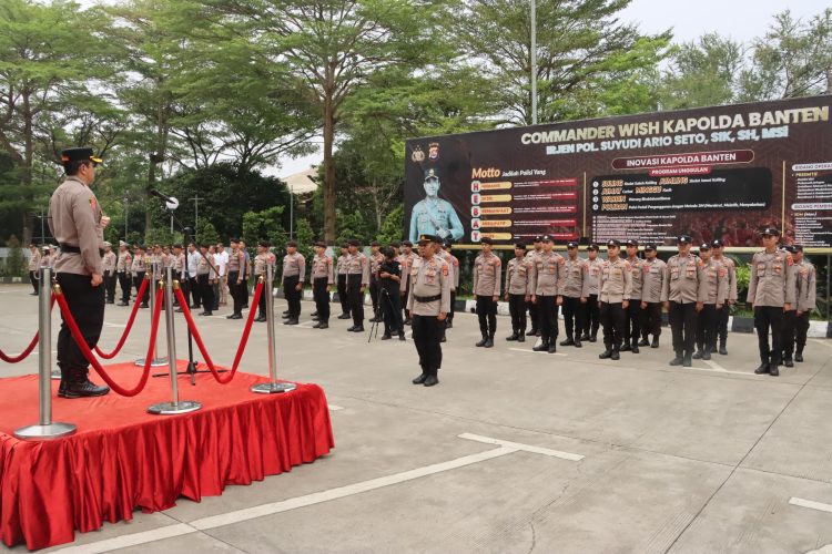 Kapolresta Tangerang Pimpin Apel Gelar Pasukan Pengamanan Malam Takbir Idul Adha 1446 H