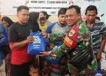 Babinsa Kelurahan Panjunan Dampingi DKP3 Kota Cirebon Salurkan Bantuan untuk Anak Stunting