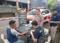 Hari Bhayangkara ke-79, Polisi Layani Pemeriksaan Kesehatan Ratusan Pengemudi Ojek Online di Kota Tangerang