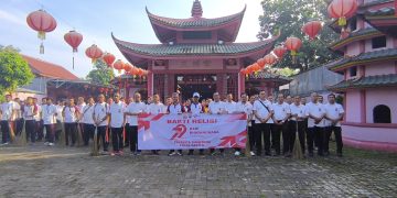 Sambut Hari Bhayangkara ke-79, Polresta Tangerang Gelar Bakti Religi di Vihara Tri Dharma Suci