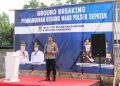 Ground Breaking Gedung Baru Polsek Sepatan, Kapolres Metro Tangerang Kota: Tingkatkan Pelayanan Masyarakat