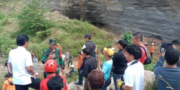 Dandim 0614/Kota Cirebon Tinjau Lokasi Longsor di Galian C Kedung Jumbleng, Dua Korban dan Satu Truk Tertimbun